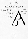 L'irresponsabilité de l'artiste