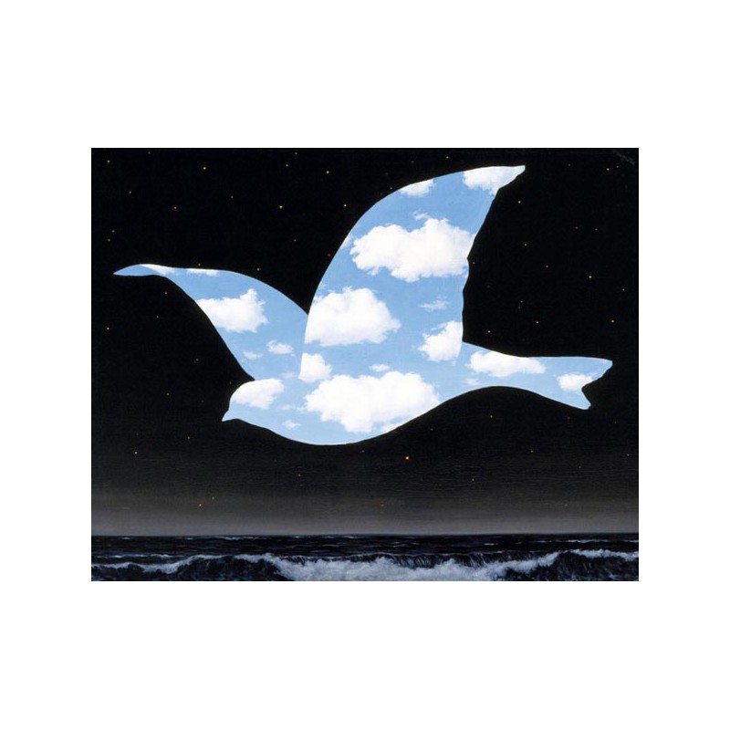 Puzzle pour enfants Oiseau de ciel Magritte
