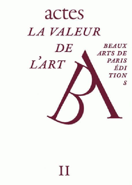 La valeur de l'art