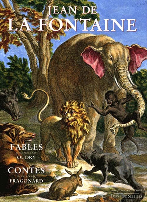 Livre : Fables Et Contes De Jean De La Fontaine - Édition Reliée Cuir 1958
