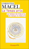 Le Temps pris - Le temps de l'oeuvre, le temps à l'oeuvre