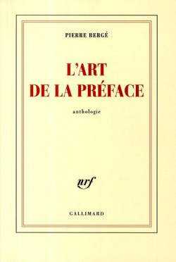 L'art de la préface