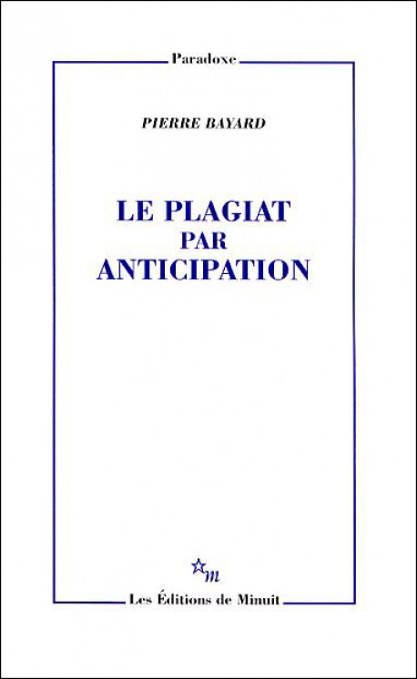 Le Plagiat par anticipation