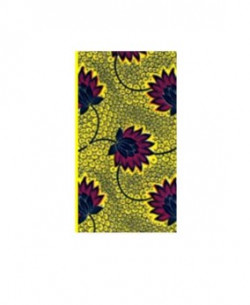 Grand Carnet - Motifs fleurs jaunes