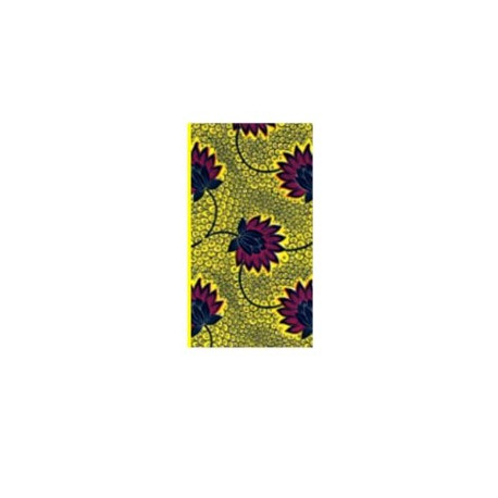 Grand Carnet - Motifs fleurs jaunes