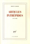 Articles intrépides (1977-1985)