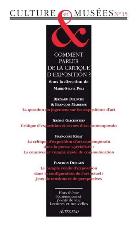 Culture et musées n°15