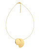 Golden Pendant Necklace Eclipse