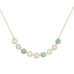 Gaudi Casa Batlló - Blue and Golden Necklace