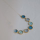 Gaudi Casa Batlló - Collier doré et bleu