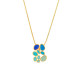 Gaudi Casa Batlló - Blue, Green and Golden Necklace