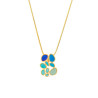 Gaudi Casa Batlló - Blue, Green and Golden Necklace