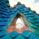 Bijoux Gaudi Casa Batlló - Boucles d'oreilles longues