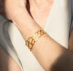Bijou Gaudi Palau Güell- Bracelet doré
