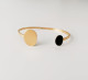 Miró Jewel - Black and Golden Bracelet