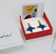 Bijou Miró - Boucles d'oreilles bleues