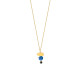 Miró Jewel - Blue, Black and Golden Necklace