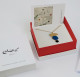 Bijou Miró - Collier bleu, noir et doré