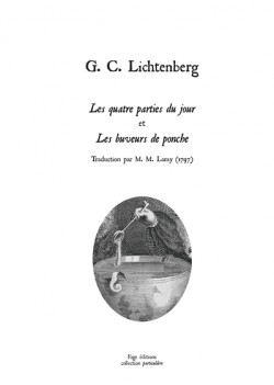 G. C Lichtenberg - Les quatre parties du jour et les buveurs de ponche