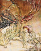 La petite sirène et Ondine, illustré par Arthur Rackham