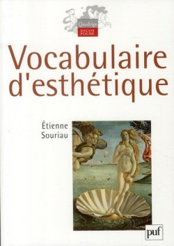 Vocabulaire d'esthétique