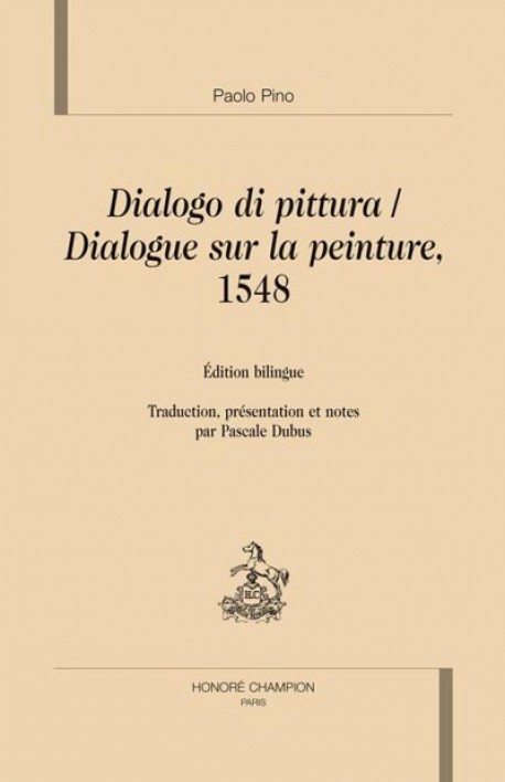 Dialogue sur la peinture, 1548 - dialogo di pittura