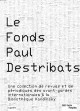 Fonds Paul Destribats