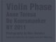 Violin phase,  Anne Teresa de Keersmaeker at the MoMA, New York (english edition)