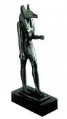 Sculpture of the god Anubis, Egyptian Antiquities (Resin replica).