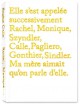 Rachel, Monique... de Sophie Calle