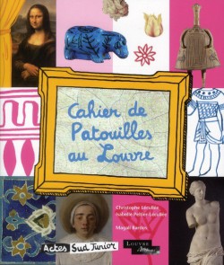 Cahier de patouilles au Louvre