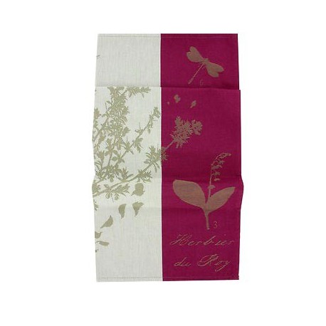 Tea Towel Louis XIV Herbarium - French Museums' Gift Store