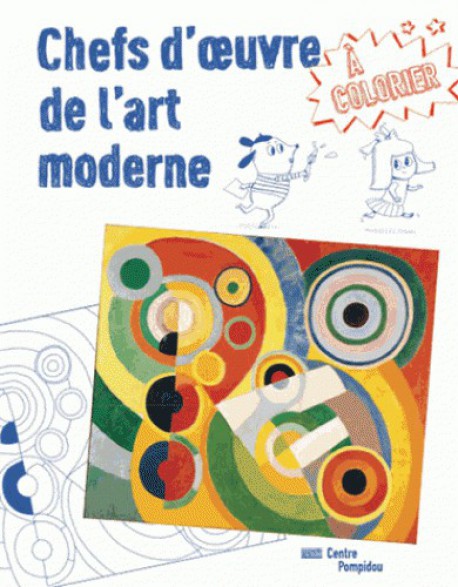 Art pour enfants - Chefs d'oeuvre de l'art moderne à colorier