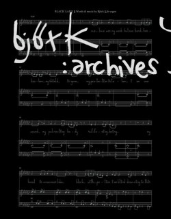 Catalogue d'exposition Bjork, archives