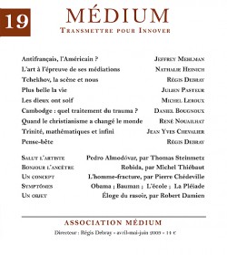 Revue Médium N°19 - avril-mai-juin 2009 