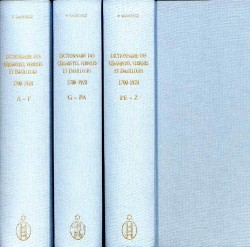 Dictionnaire des céramistes, peintres sur porcelaine, verre et émail, verriers et émailleurs 1700-1920