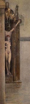 Fernand Khnopff, Un sortilège, 1912, huile sur toile marouflée. Collection privée.