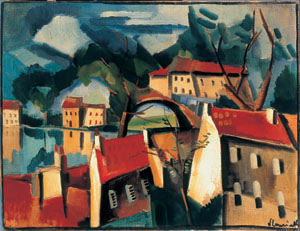 Village sur la rivière (1915)