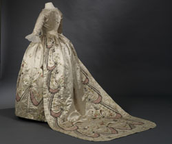 Robe parée : robe et jupe, 1780-1790