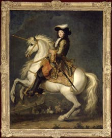 Portrait équestre de Louis XIV