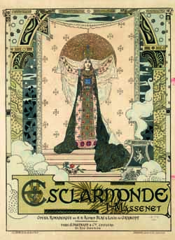 Esclarmonde : affiche d'Eugène Grasset